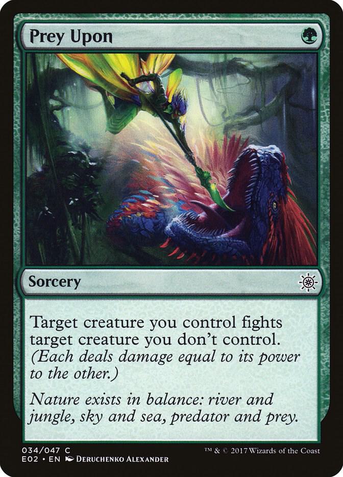 Prey Upon 34 card from Explorers of Ixalan