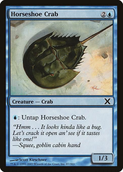 Horseshoe Crab 87 card from 10th Edition