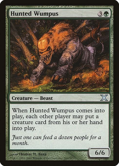 Hunted Wumpus 269 card from 10th Edition