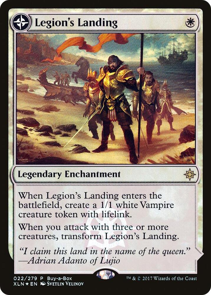 Legion's Landing 22 card from Buy-A-Box Promos
