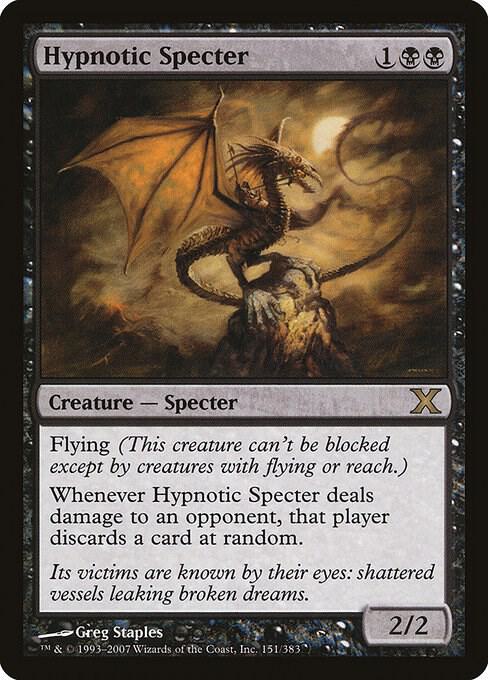 Hypnotic Specter 151 card from 10th Edition
