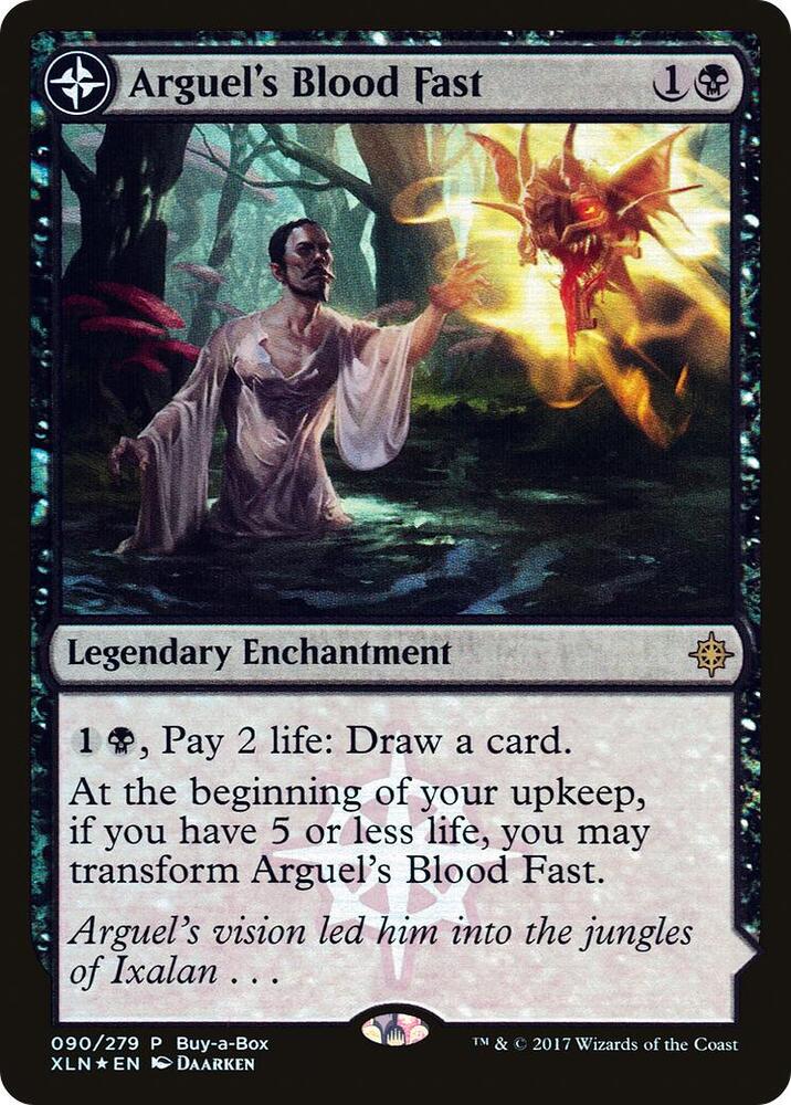 Arguel's Blood Fast 90 card from Buy-A-Box Promos