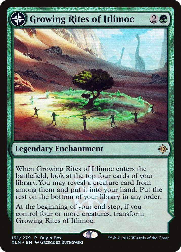 Growing Rites of Itlimoc 191 card from Buy-A-Box Promos