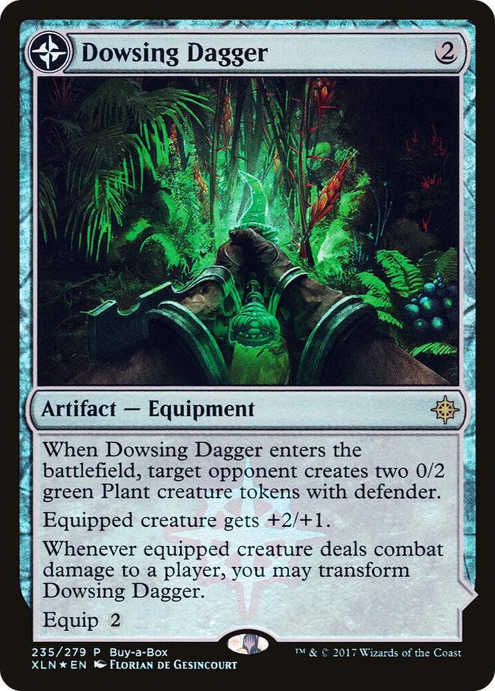 Dowsing Dagger 235 card from Buy-A-Box Promos