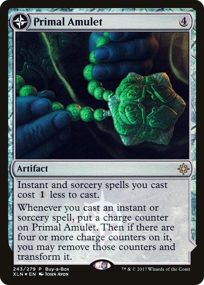 Primal Amulet 243 card from Buy-A-Box Promos