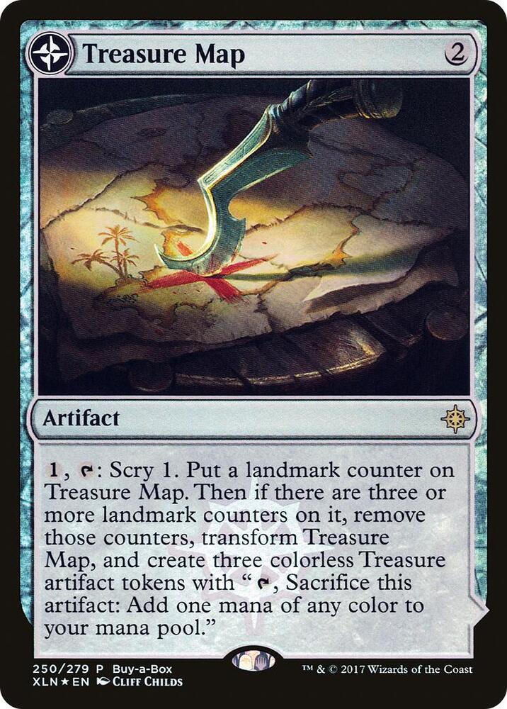 Treasure Map 250 card from Buy-A-Box Promos