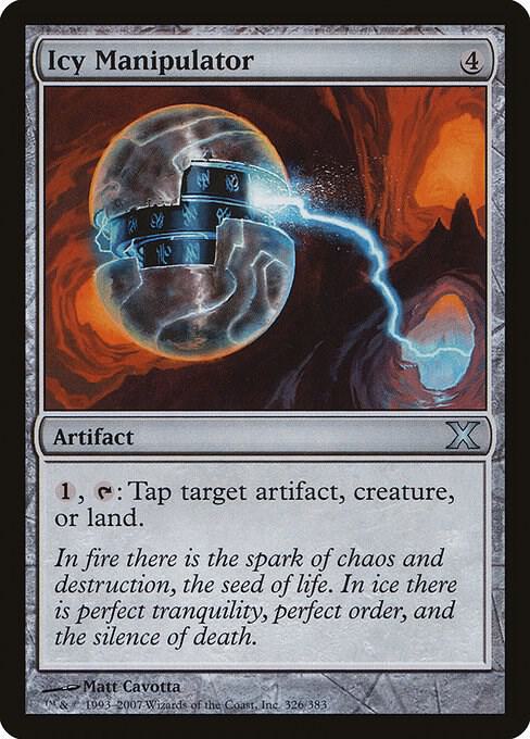 Icy Manipulator 326 card from 10th Edition