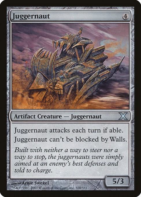 Juggernaut 328 card from 10th Edition