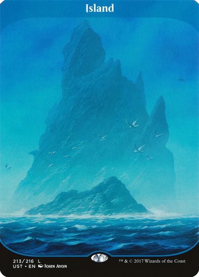 Island 213 card from Unstable