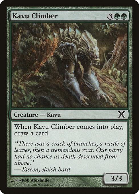 Kavu Climber 273 card from 10th Edition