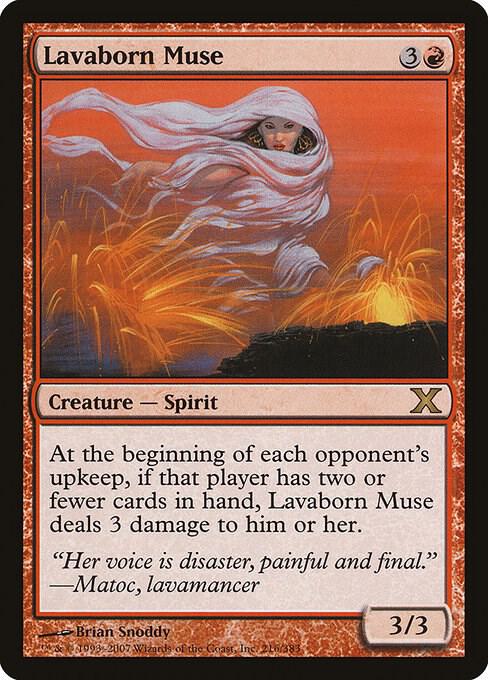 Lavaborn Muse 216 card from 10th Edition