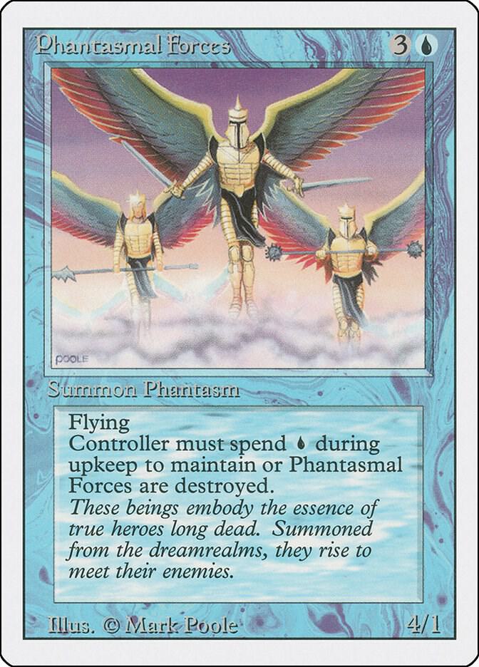 Phantasmal Forces card from Revised Edition