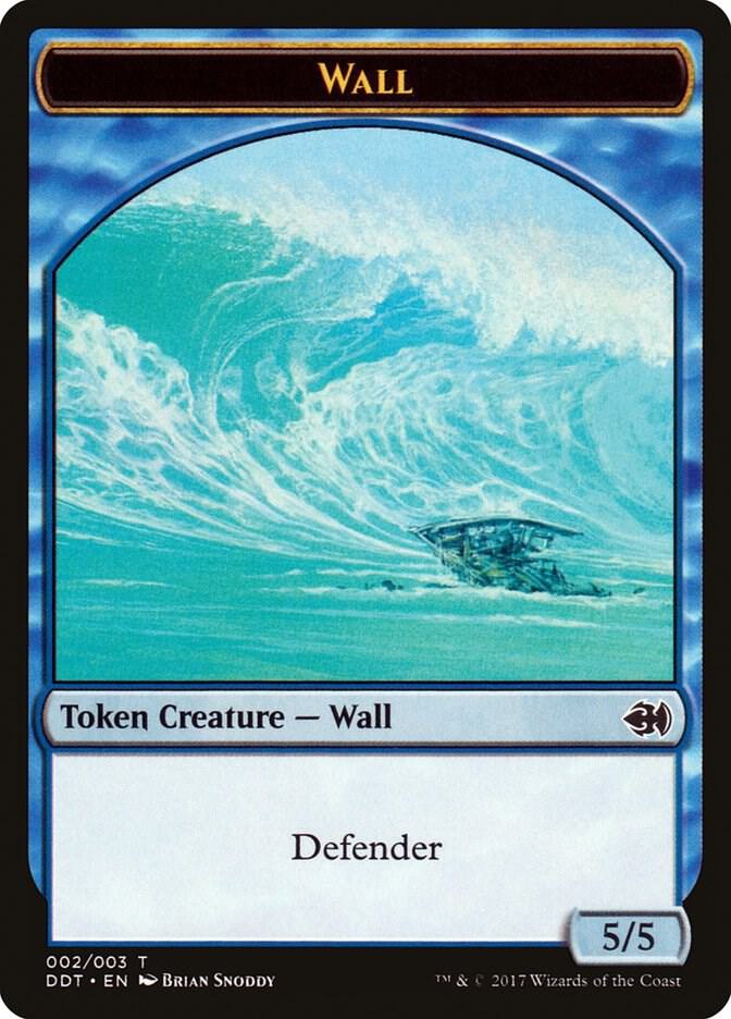 Wall Token 2 card from Duel Decks: Merfolk vs. Goblins