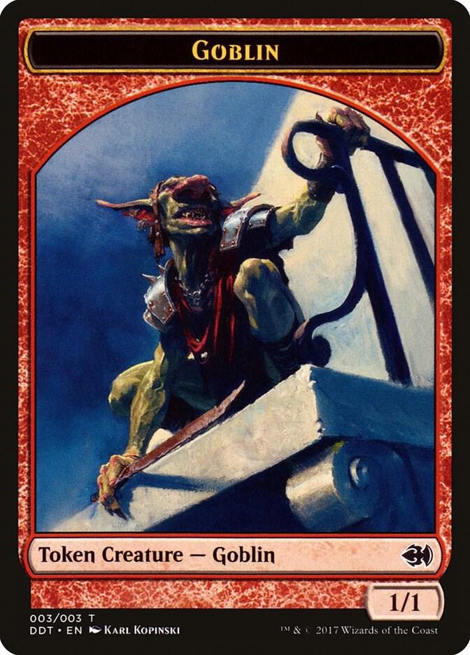 Goblin Token 3 card from Duel Decks: Merfolk vs. Goblins