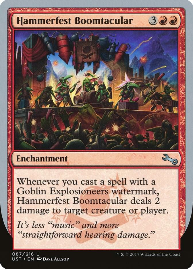 Hammerfest Boomtacular 87 card from Unstable