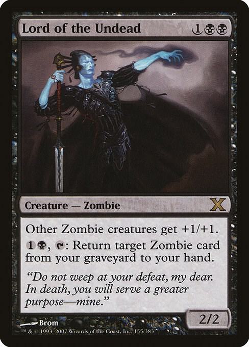 Lord of the Undead 155 card from 10th Edition