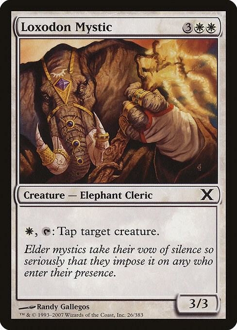Loxodon Mystic 26 card from 10th Edition