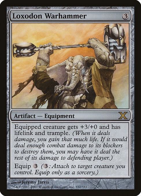 Loxodon Warhammer 332 card from 10th Edition
