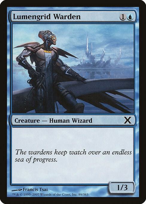 Lumengrid Warden 89 card from 10th Edition