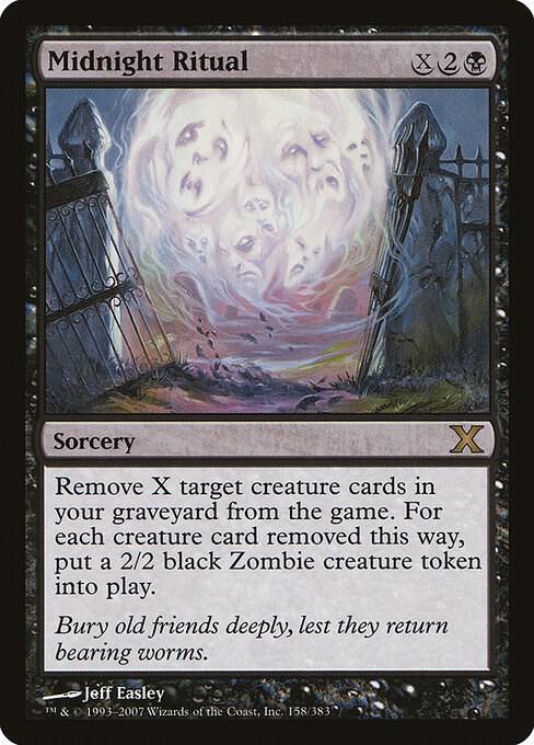 Midnight Ritual 158 card from 10th Edition