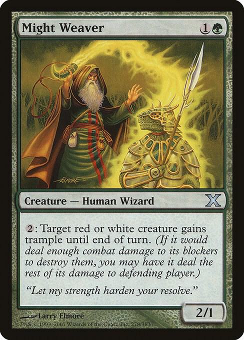 Might Weaver 278 card from 10th Edition
