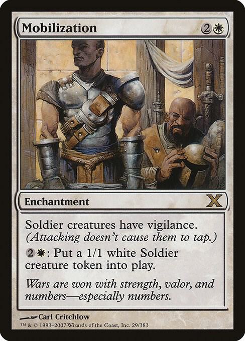 Mobilization 29 card from 10th Edition