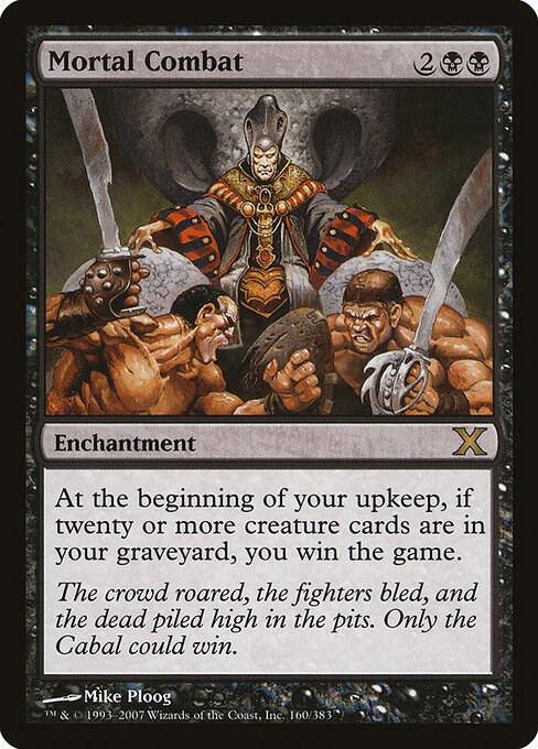 Mortal Combat 160 card from 10th Edition