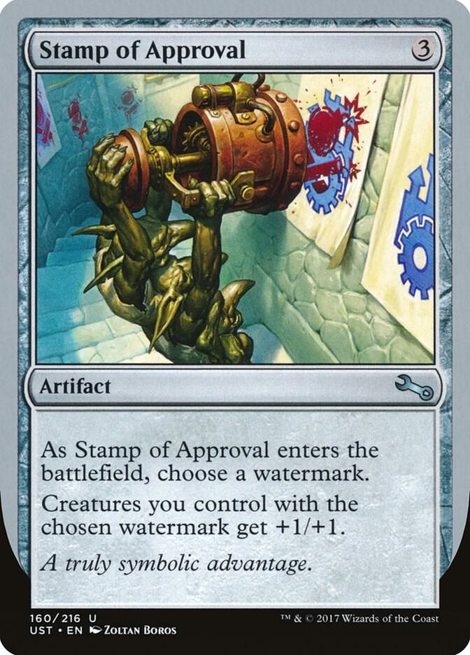 Stamp of Approval 160 card from Unstable