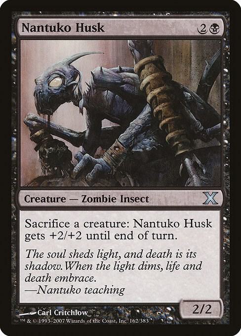 Nantuko Husk 162 card from 10th Edition