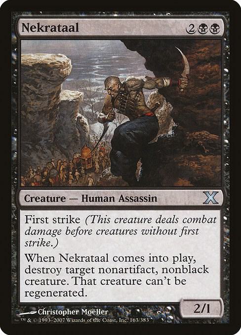 Nekrataal 163 card from 10th Edition