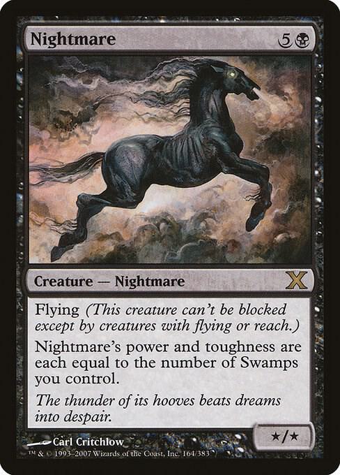 Nightmare 164 card from 10th Edition
