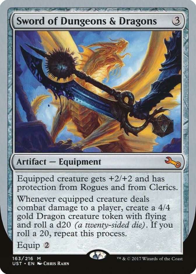 Sword of Dungeons & Dragons 163 card from Unstable