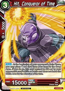Hit, Conqueror of Time (Foil Version) P-013 card from Promotion Cards