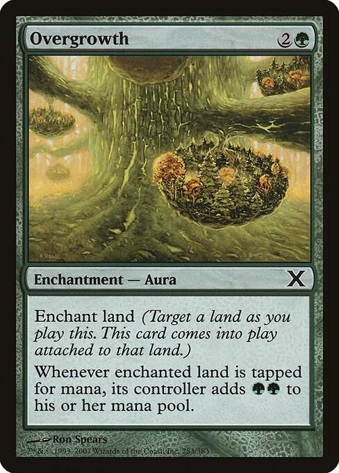 Overgrowth 283 card from 10th Edition