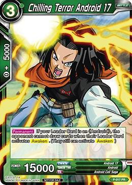 Chilling Terror Android 17 (Foil Version) P-017 card from Promotion Cards