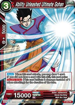 Ability Unleashed Ultimate Gohan P-020 card from Promotion Cards
