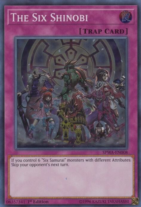 The Six Shinobi SPWA-EN008 card from Spirit Warriors