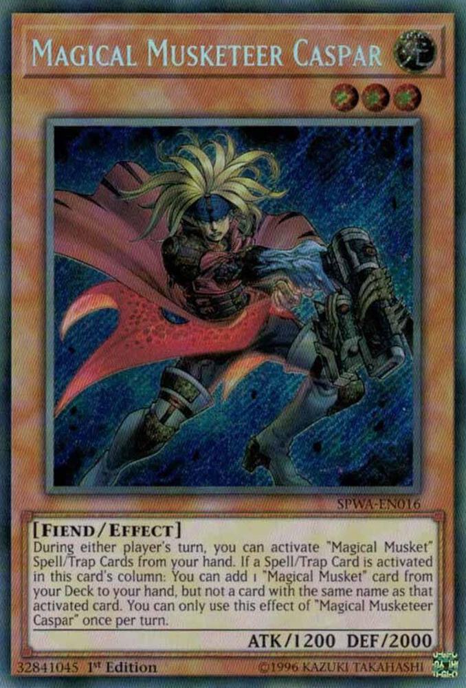 Magical Musketeer Caspar SPWA-EN016 card from Spirit Warriors