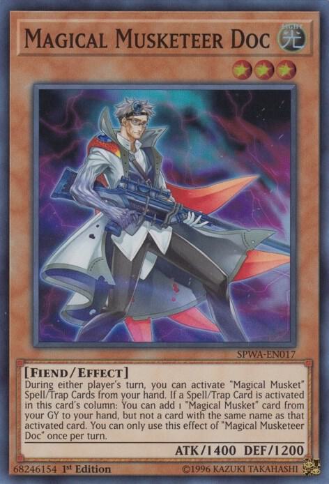 Magical Musketeer Doc SPWA-EN017 card from Spirit Warriors