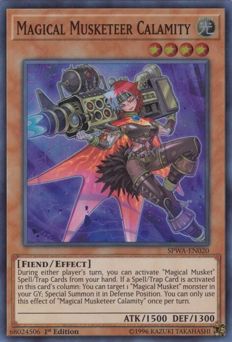 Magical Musketeer Calamity SPWA-EN020 card from Spirit Warriors