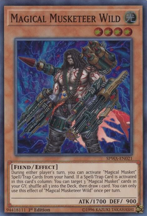 Magical Musketeer Wild SPWA-EN021 card from Spirit Warriors