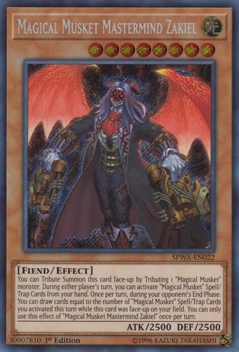 Magical Musket Mastermind Zakiel SPWA-EN022 card from Spirit Warriors