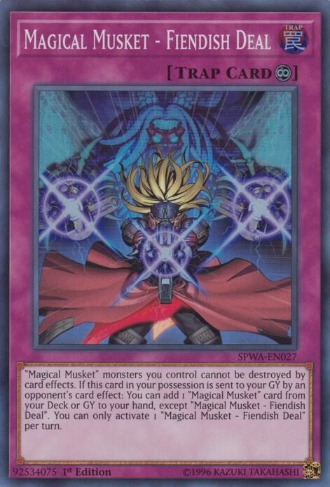 Magical Musket - Fiendish Deal SPWA-EN027 card from Spirit Warriors