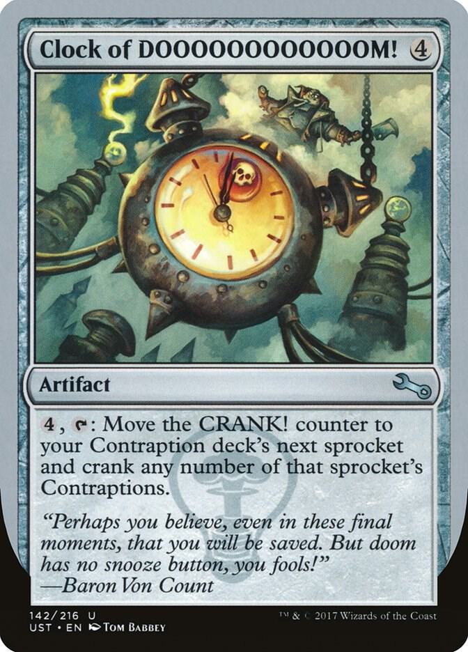 Clock of DOOOOOOOOOOOOM! 142 card from Unstable