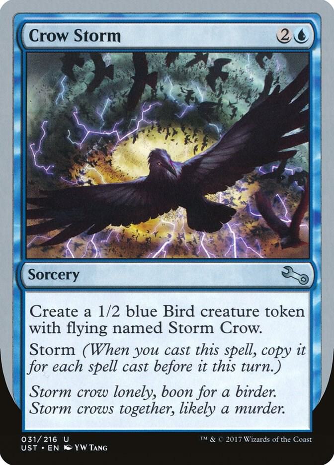 Crow Storm 31 card from Unstable