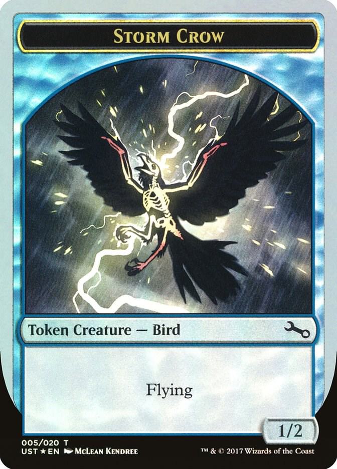 Storm Crow Token 5 card from Unstable