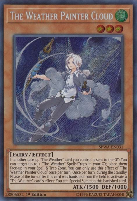 The Weather Painter Cloud SPWA-EN031 card from Spirit Warriors