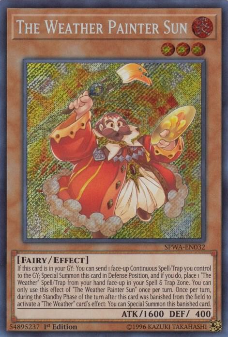 The Weather Painter Sun SPWA-EN032 card from Spirit Warriors