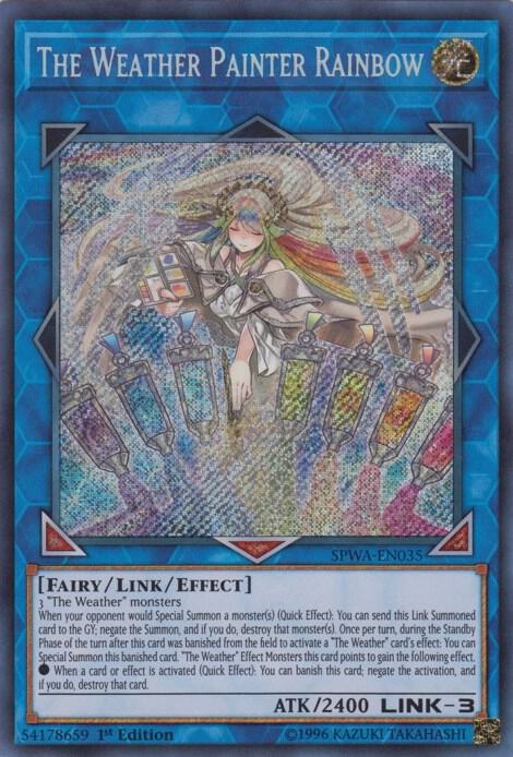 The Weather Painter Rainbow SPWA-EN035 card from Spirit Warriors
