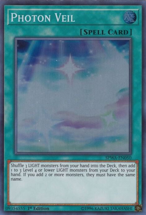 Photon Veil SPWA-EN050 card from Spirit Warriors